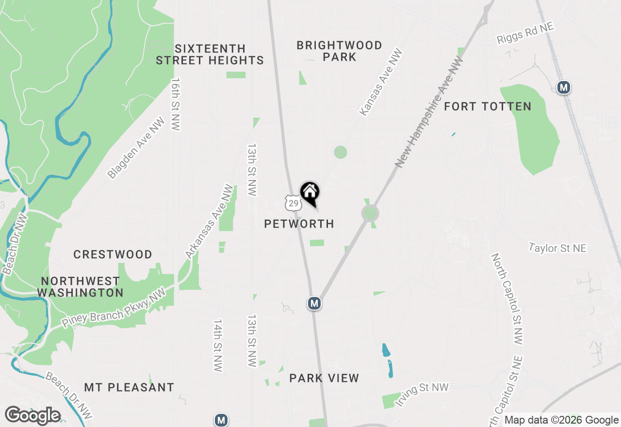Map of 4301 Kansas Avenue Nw, Washington, DC 20011
