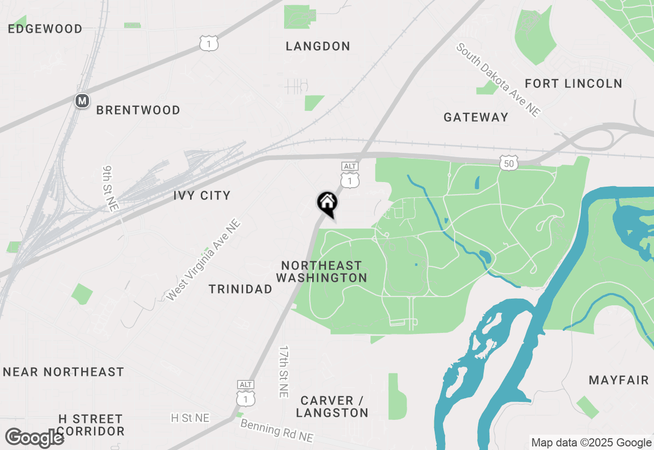 Map of 2116 R Street Ne, Washington, DC 20002