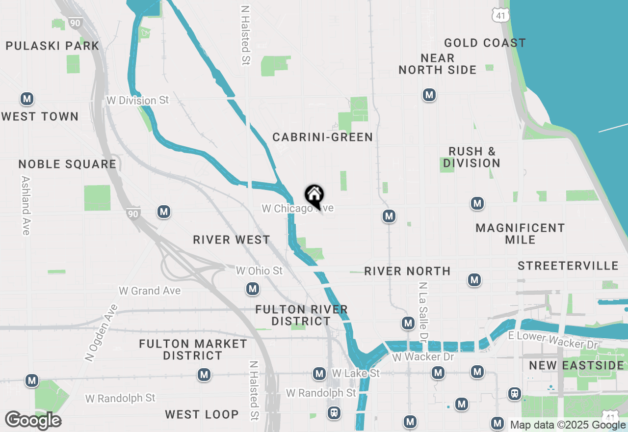 Map of 500 W Superior Street #1111, Chicago, IL 60654