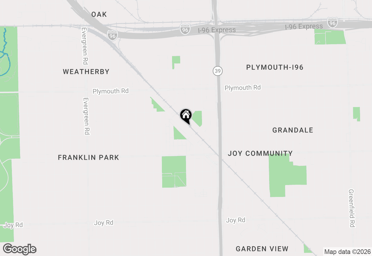 Map of 18564 Fitzpatrick Court, Detroit, MI 48228
