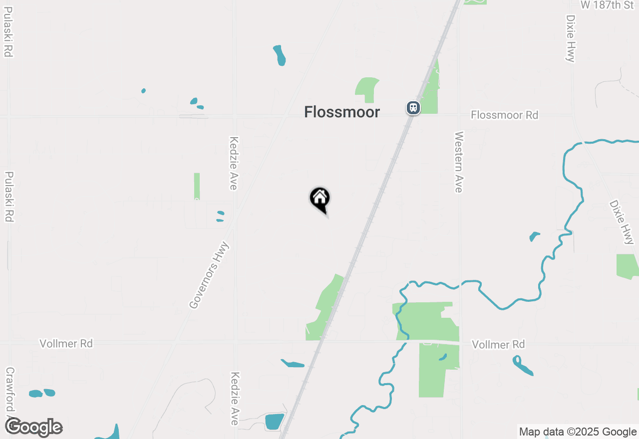 Map of 2902 Scott Crescent, Flossmoor, IL 60422