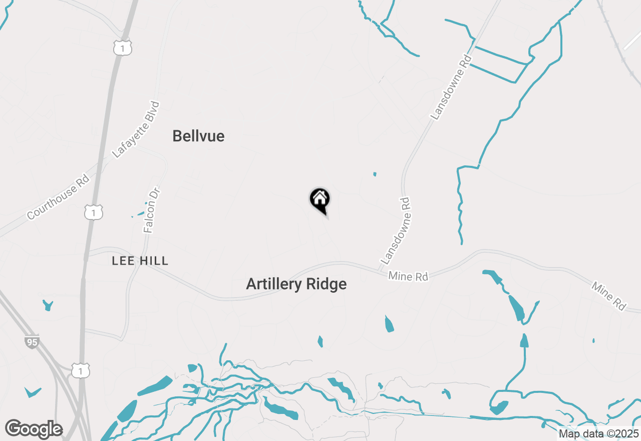 Map of 10636 Afton Grove Court, Fredericksburg, VA 22408