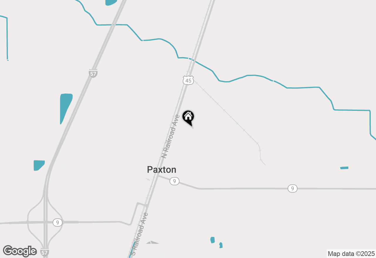 Map of 312 E Chestnut Street, Paxton, IL 60957