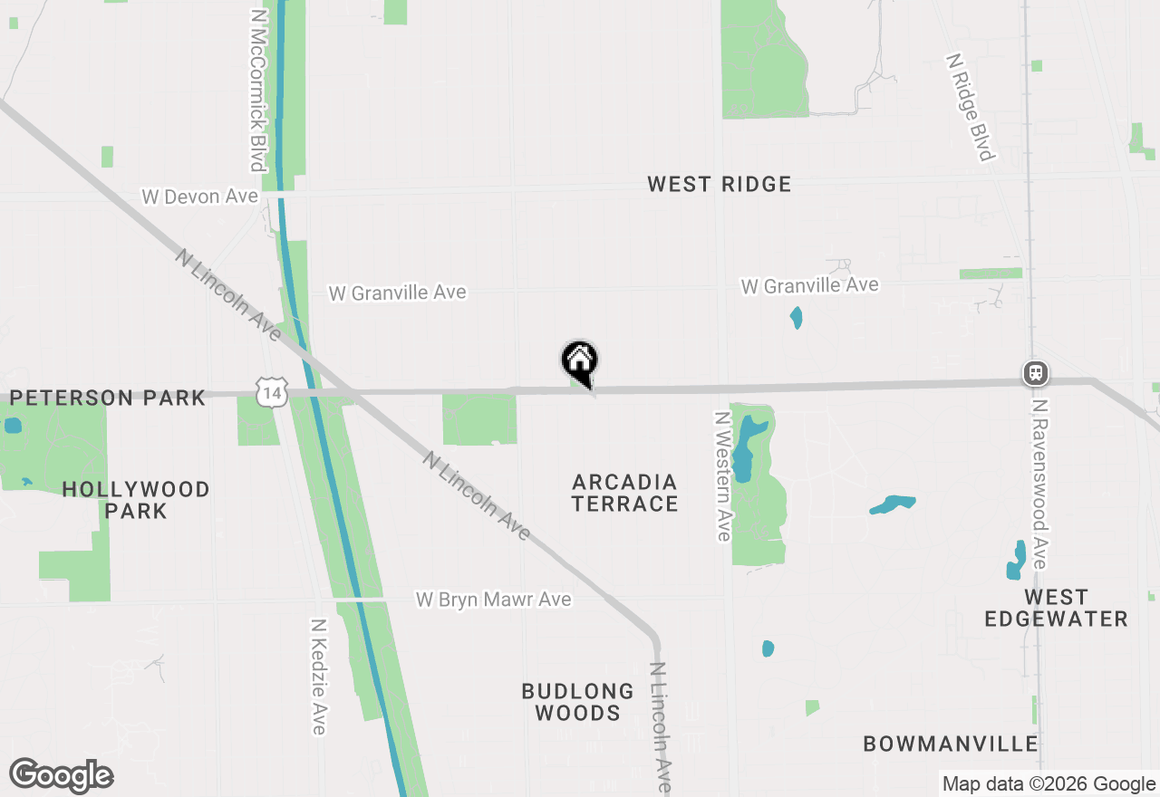 Map of 2649 W Peterson Avenue, Chicago, IL 60659