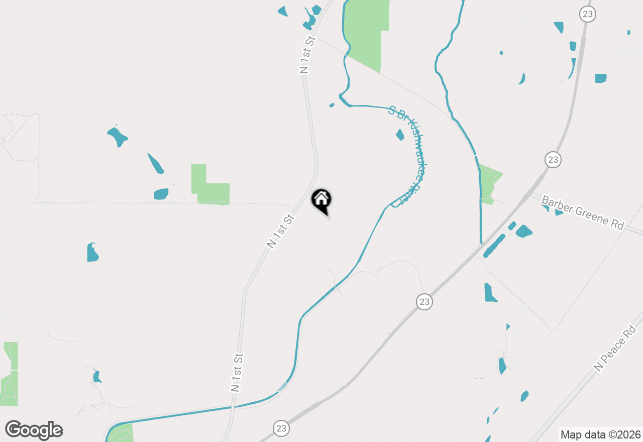 Map of 324 Birchwood Lane, Dekalb, IL 60115
