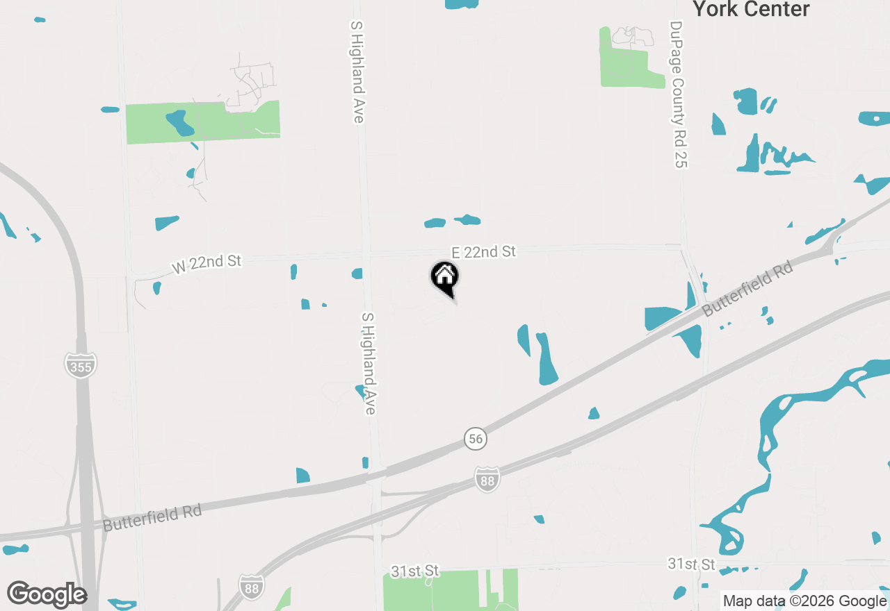 Map of 384 Summit Circle, Lombard, IL 60148