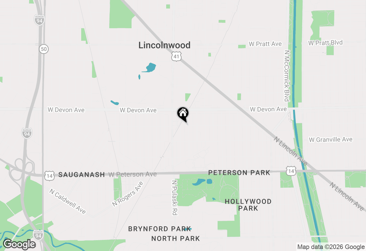 Map of 8716 N Harding Avenue, Skokie, IL 60076