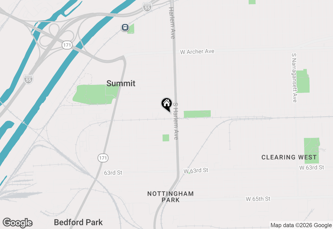 Map of 7225 W 59th Street, Summit, IL 60501