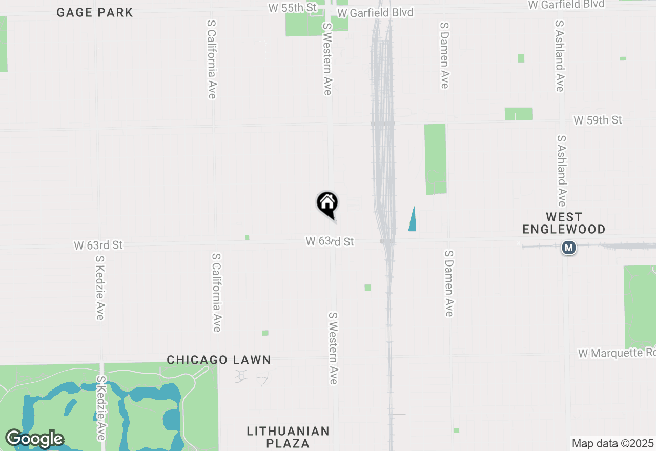 Map of 6228 S Western Avenue #203, Chicago, IL 60636