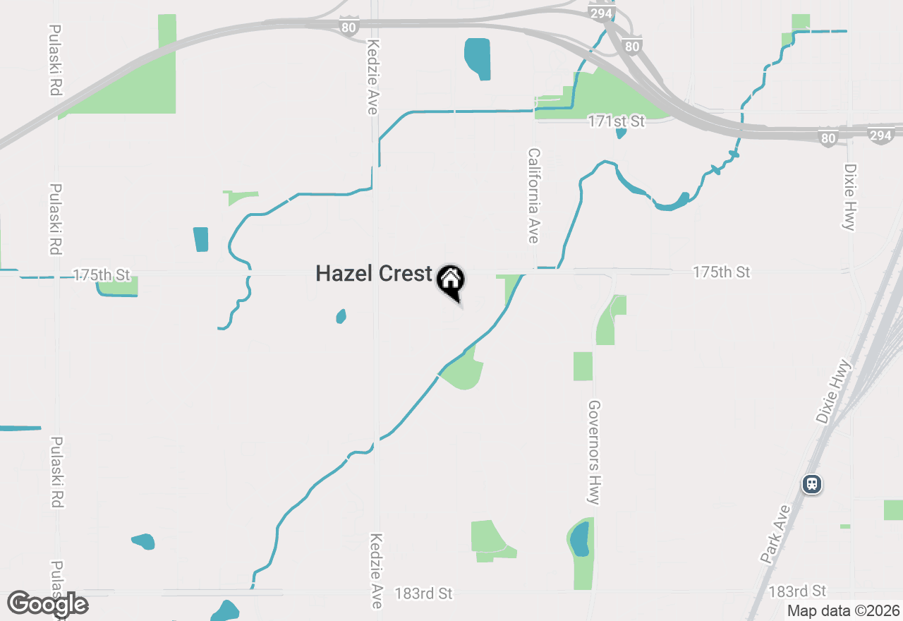 Map of 7 E Carriageway Drive #311, Hazel Crest, IL 60429