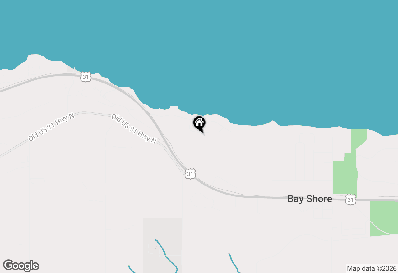 Map of 6586 Michigan Shores Drive, Charlevoix, MI 49720