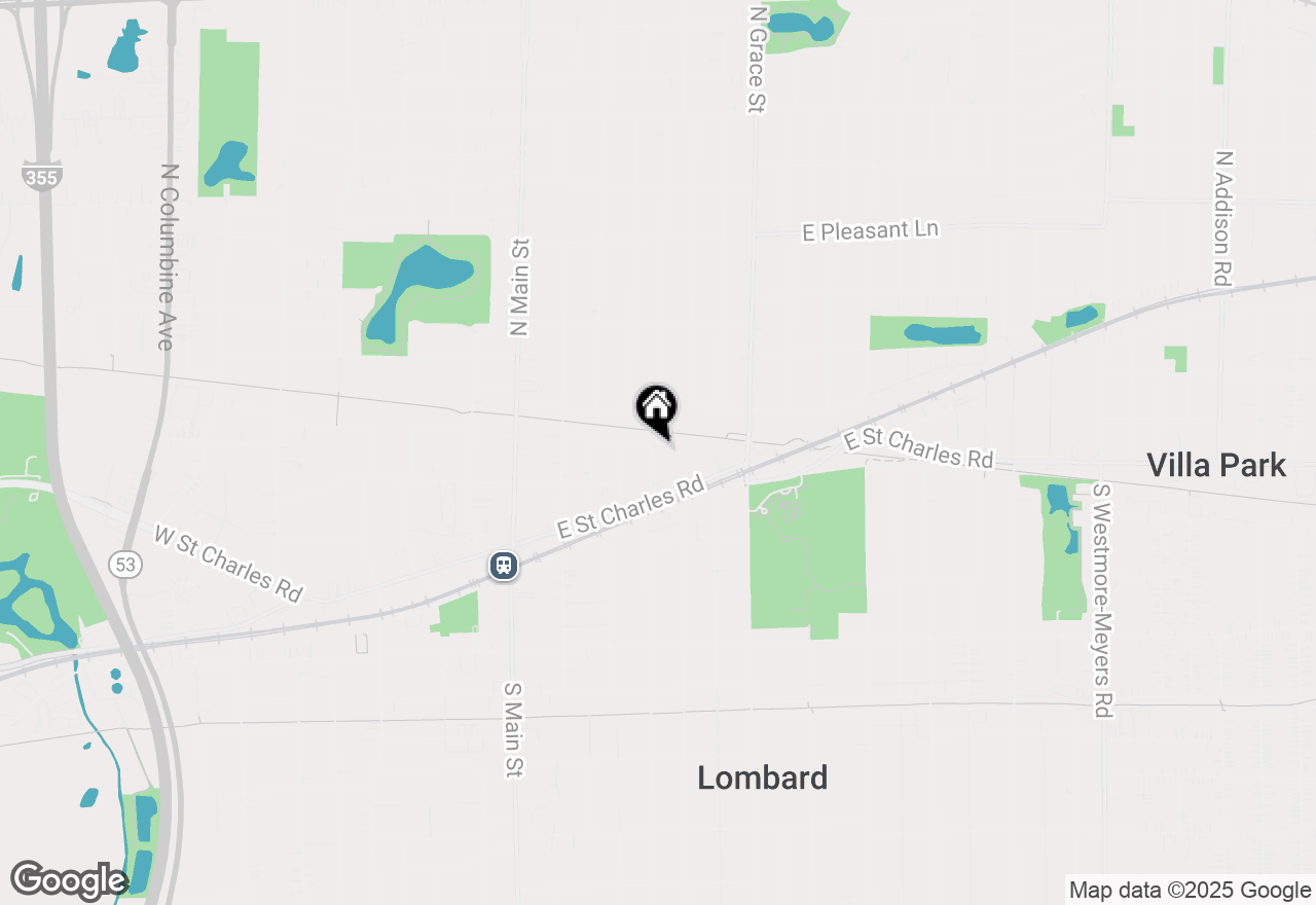 Map of 47 N Craig Place, Lombard, IL 60148