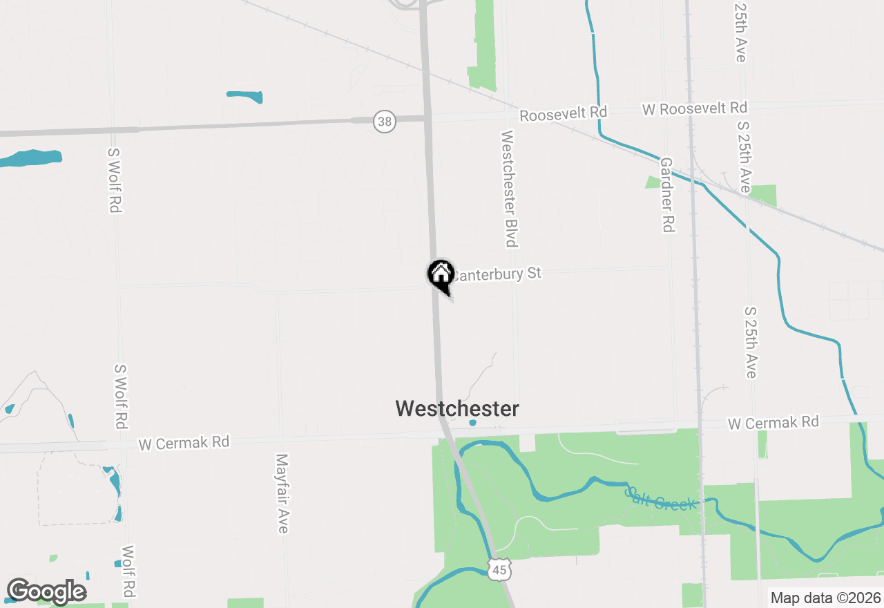 Map of 10357 Wight Street, Westchester, IL 60154