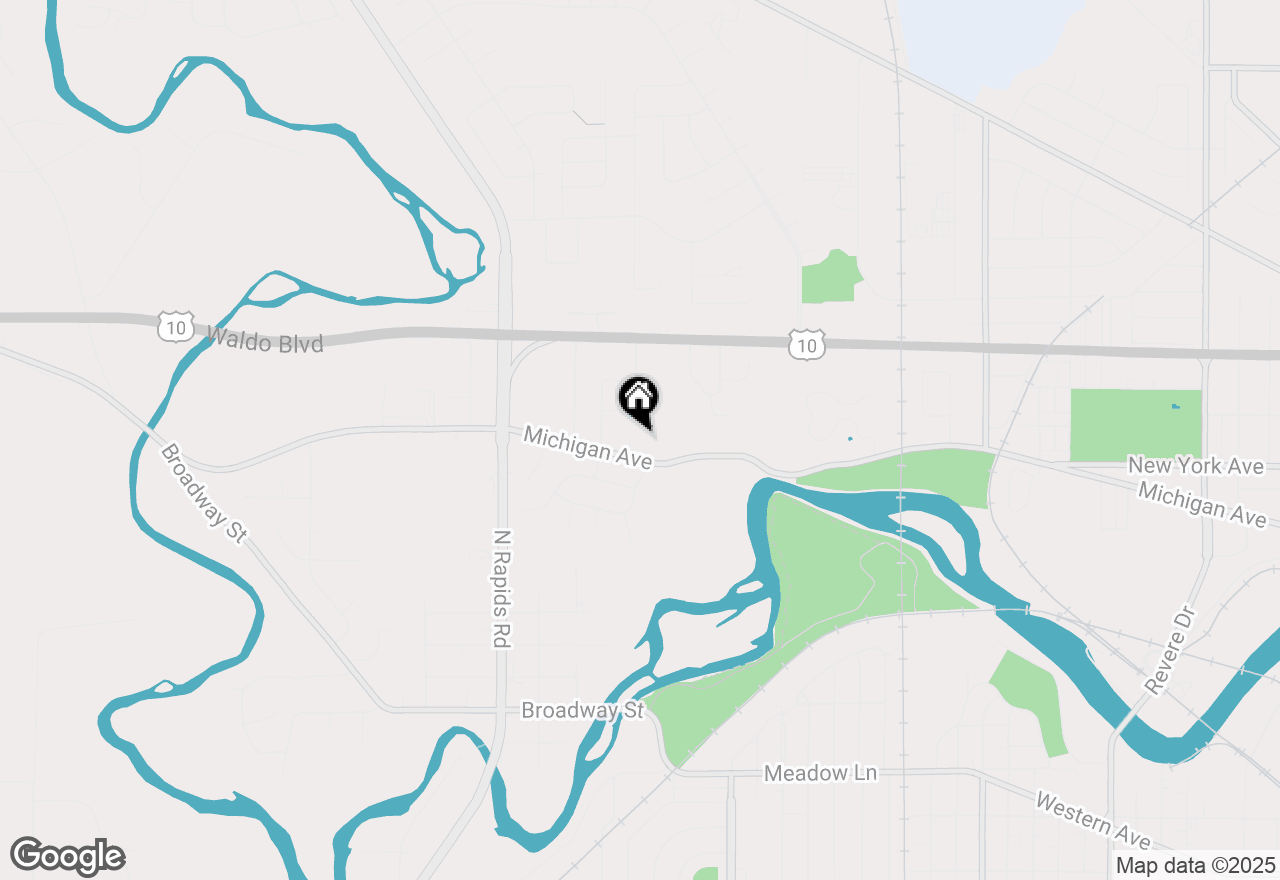 Map of 3706 Michigan Ave, Manitowoc, WI 54220