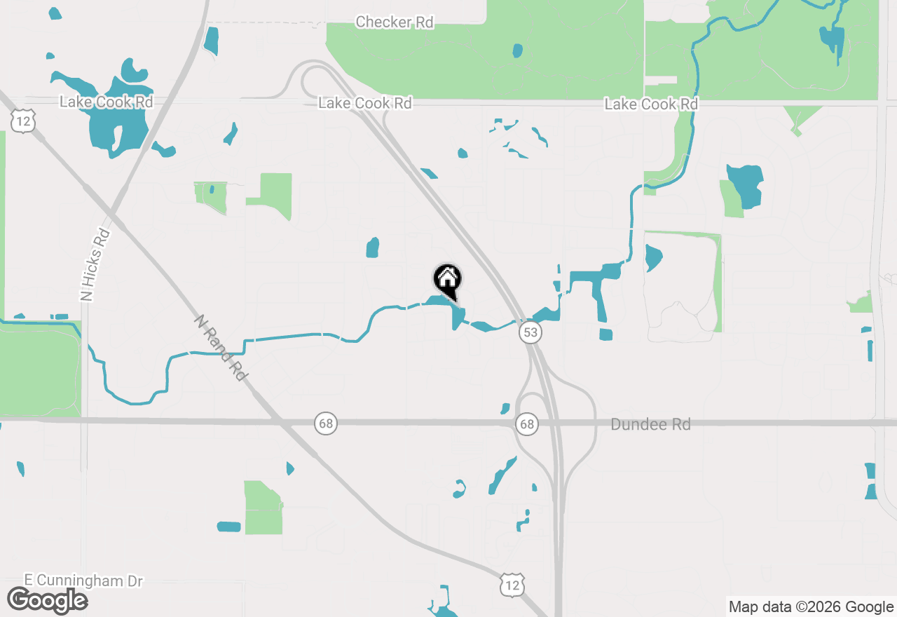 Map of 1728 N Emerald Bay #4, Palatine, IL 60074