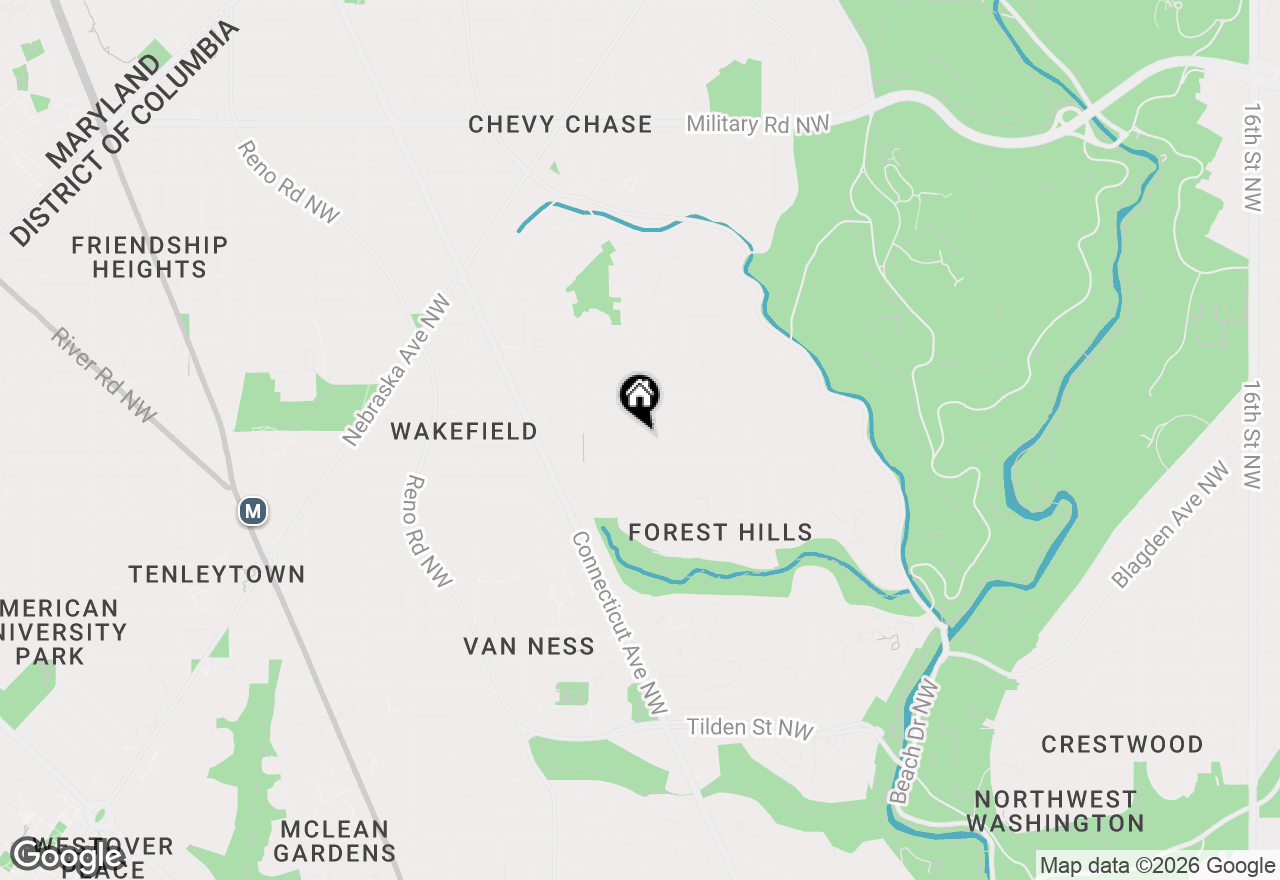 Map of 3017 Gates Road Nw, Washington, DC 20008