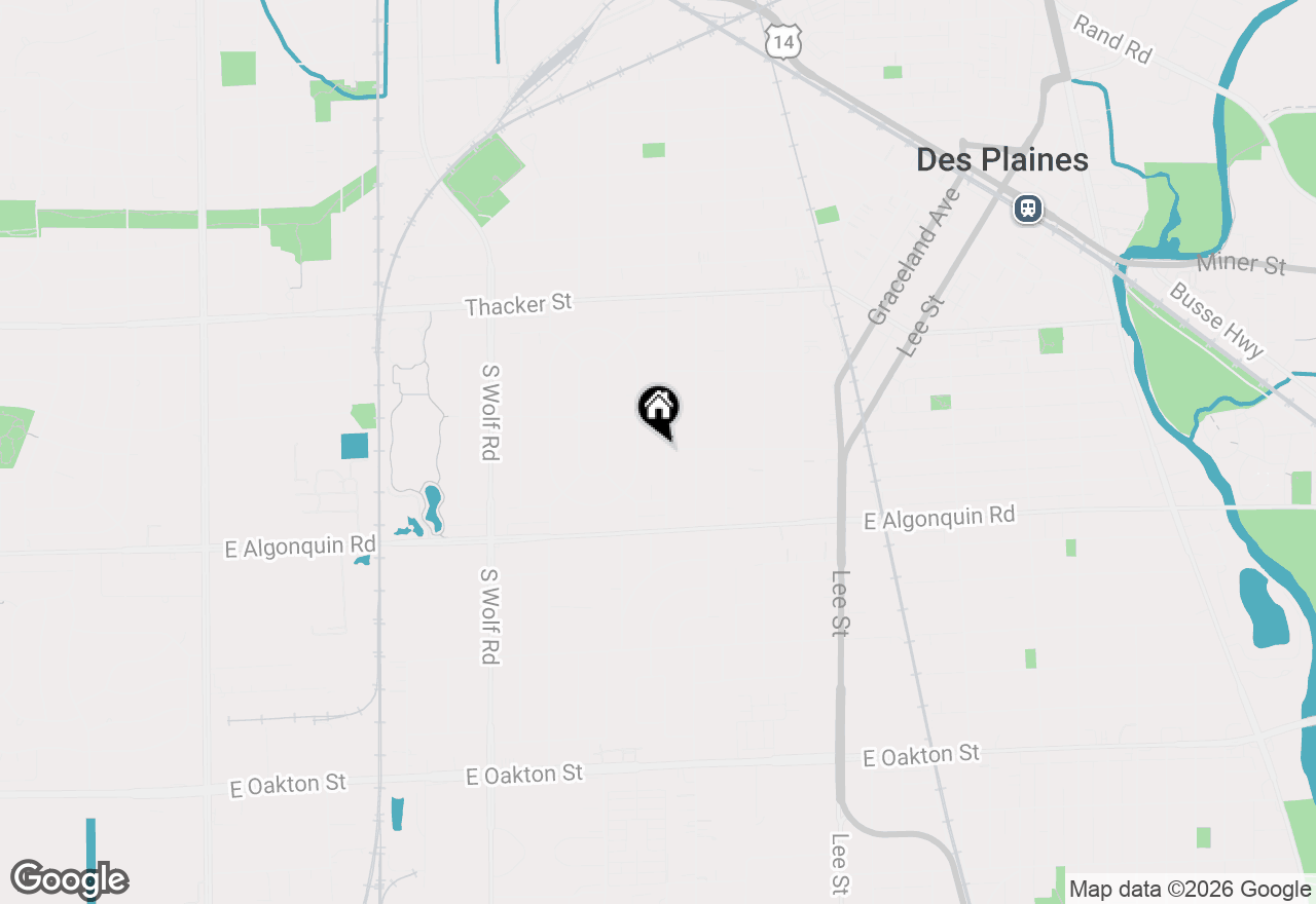 Map of 1076 S 3rd Avenue, Des Plaines, IL 60016