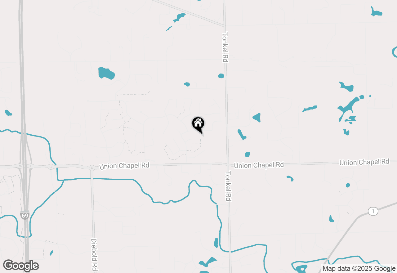 Map of 5203 Brunello Terrace, Fort Wayne, IN 46845