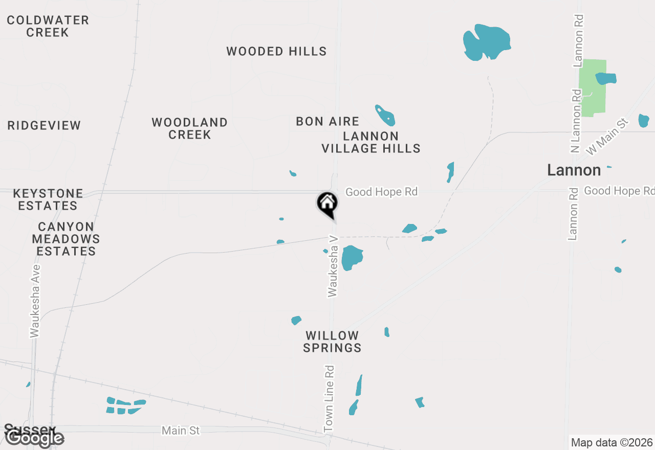 Map of W220N7095 Town Line Rd, Lisbon, WI 53089
