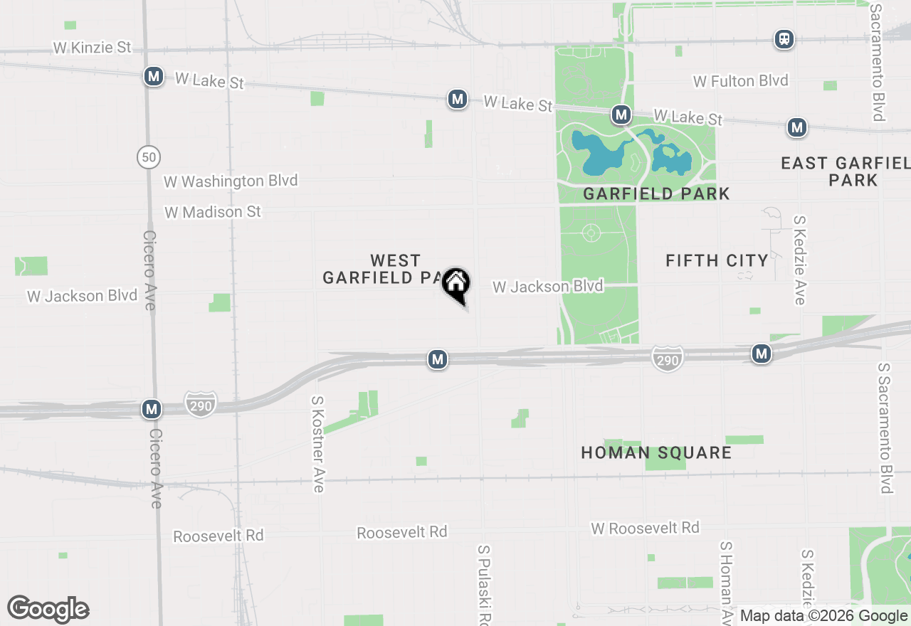 Map of 4035 W Gladys Avenue #2N, Chicago, IL 60624