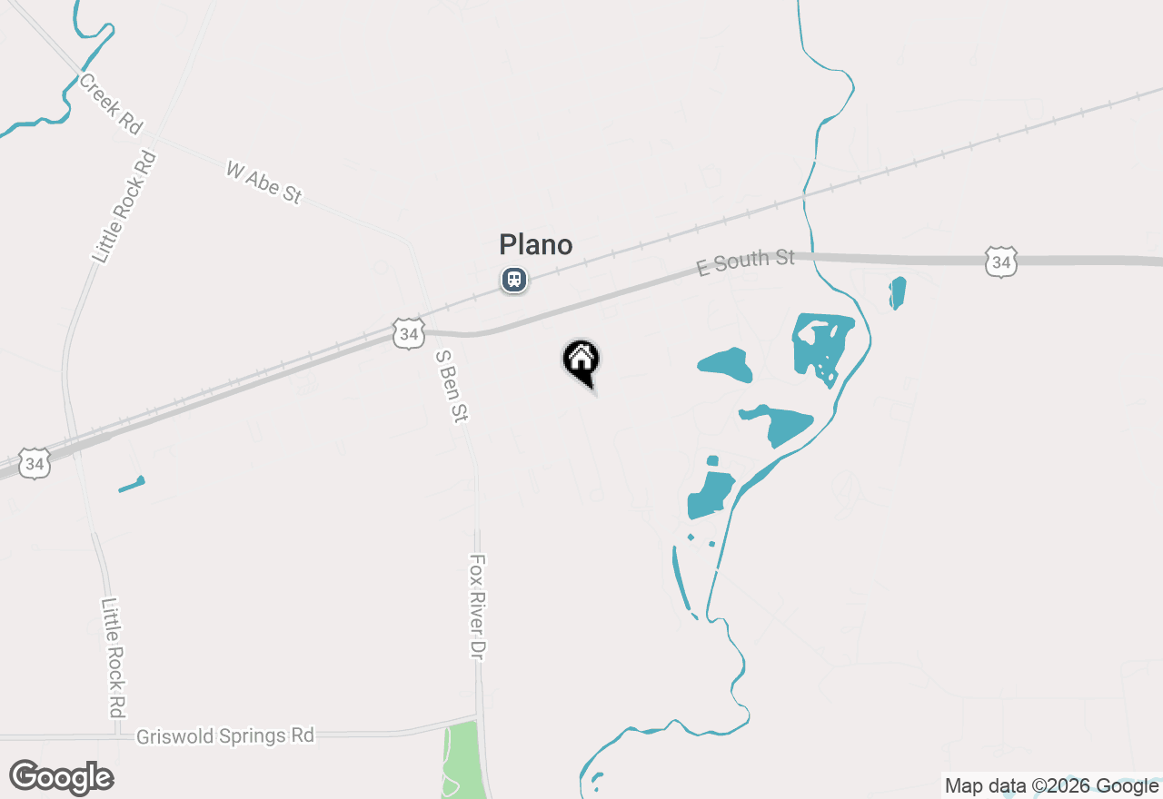 Map of 519 S Center Street, Plano, IL 60545