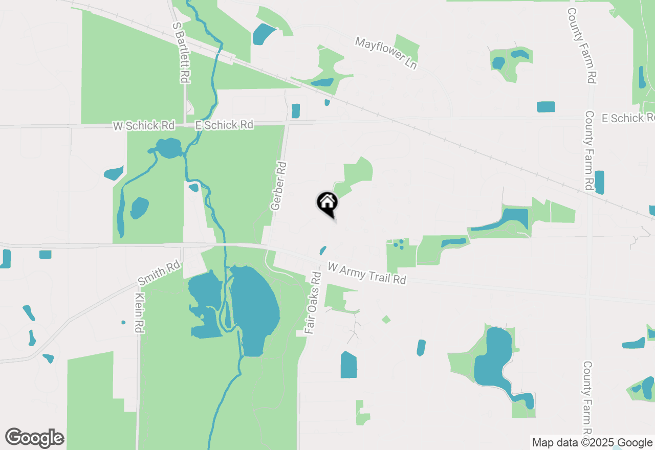 Map of 1678 Penny Lane, Bartlett, IL 60103