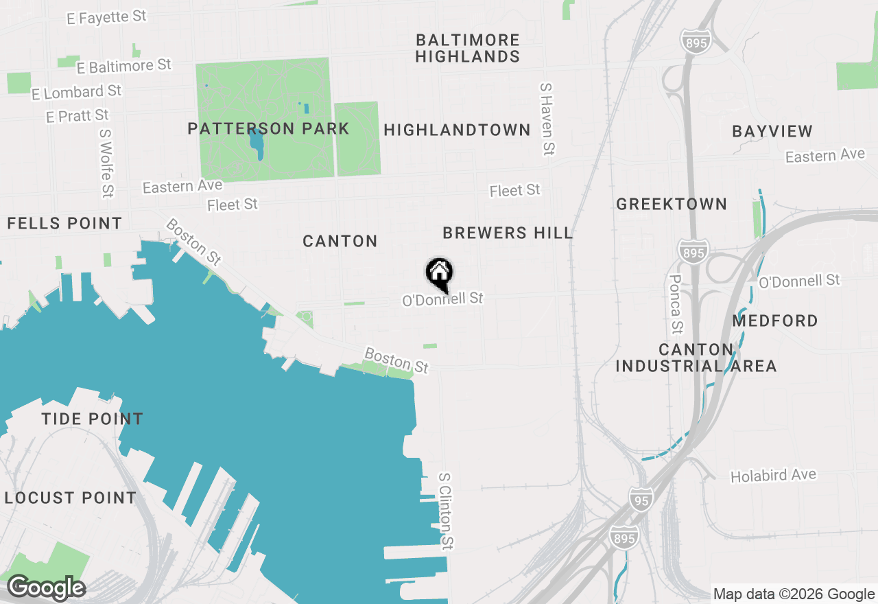 Map of 1101 S Clinton Street, Baltimore, MD 21224