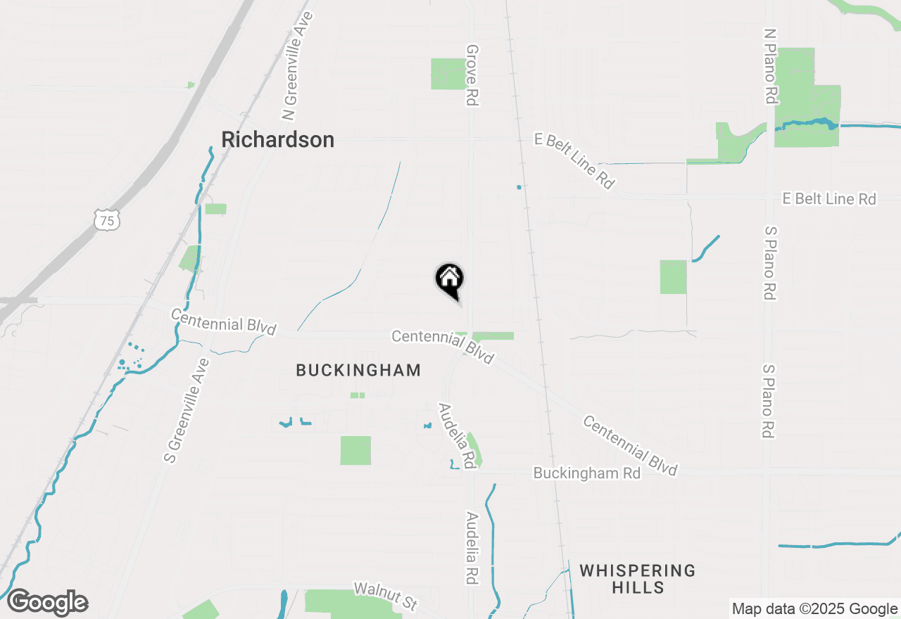 Map of 546 E Spring Valley Road, Richardson, TX 75081