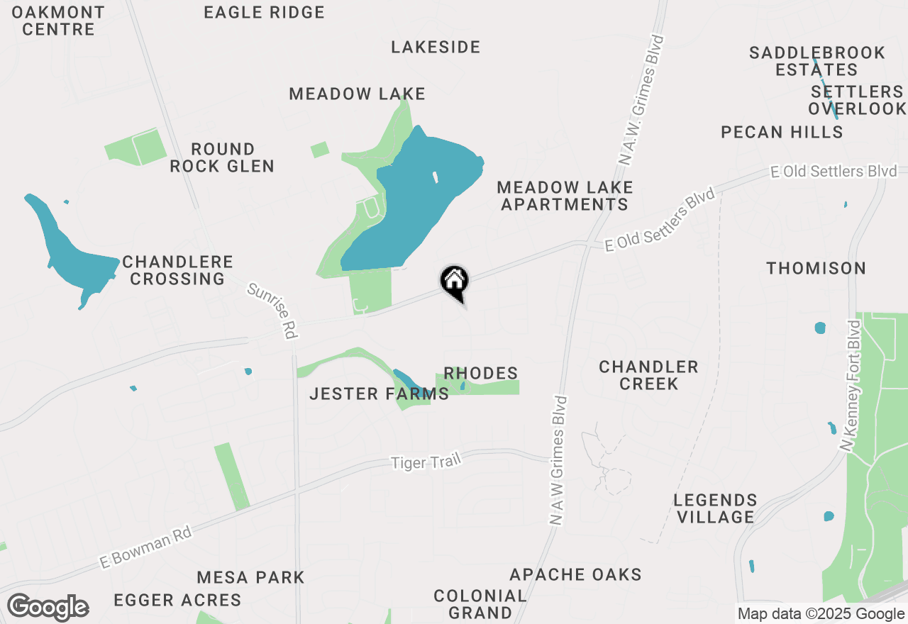 Map of 1114 Champion Dr, Round Rock, TX 78664