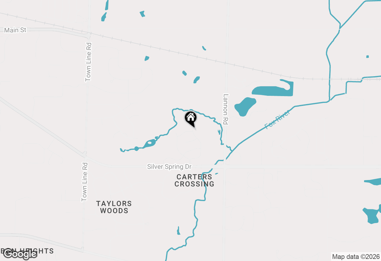 Map of W207 N5817 Muirfield Dr, Menomonee Falls, WI 53051