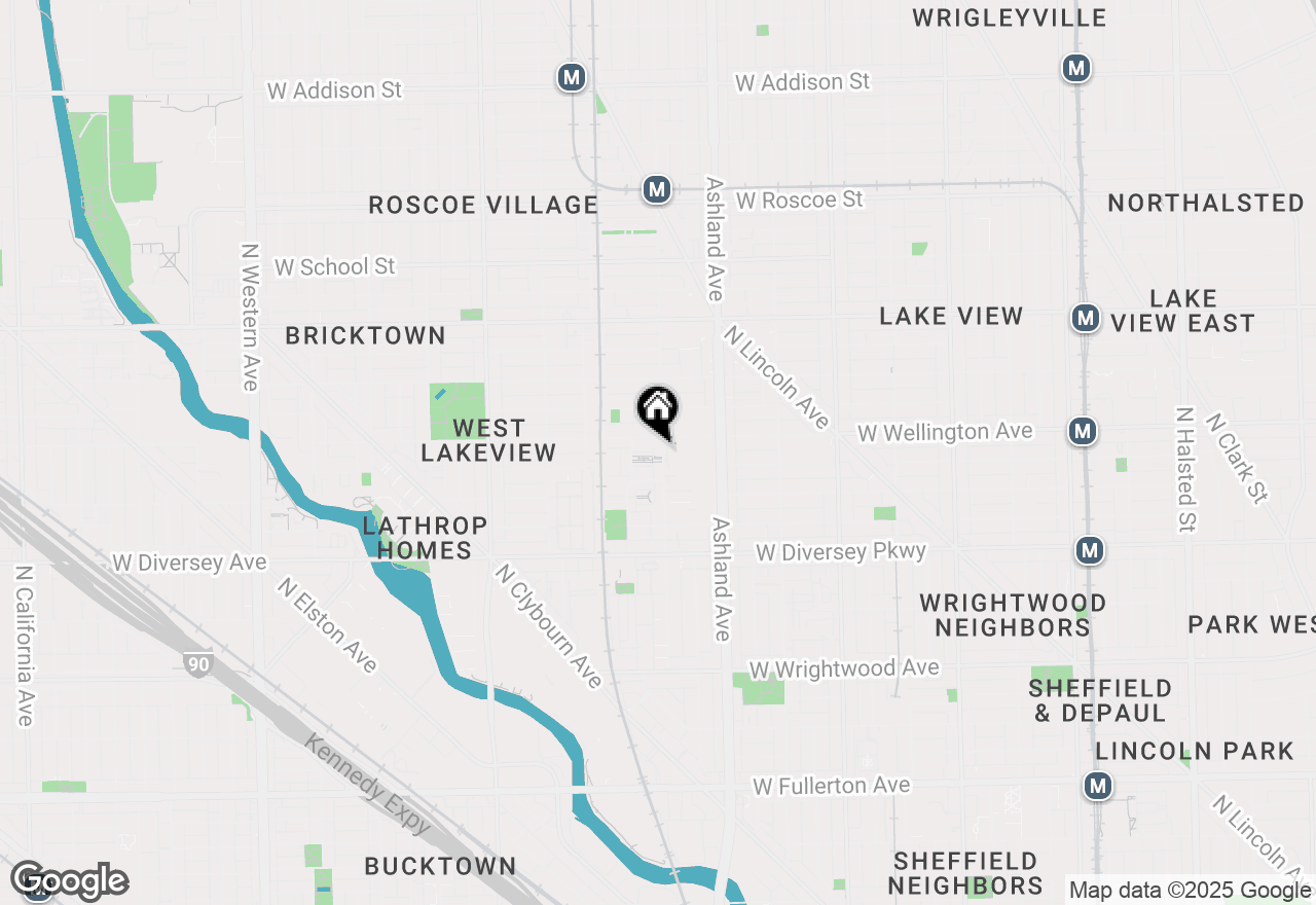 Map of 2946 N Paulina Street, Chicago, IL 60657