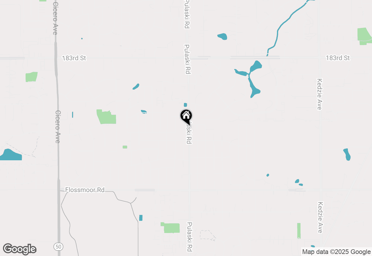 Map of 18711 Oakwood Avenue, Country Club Hills, IL 60478