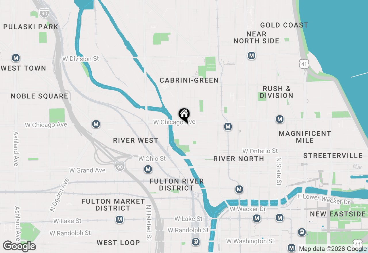 Map of 500 W Superior Street #2704, Chicago, IL 60654