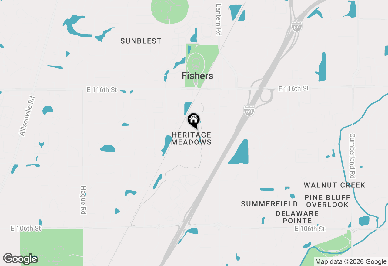 Map of 11229 Spring Blossom Lane, Fishers, IN 46038