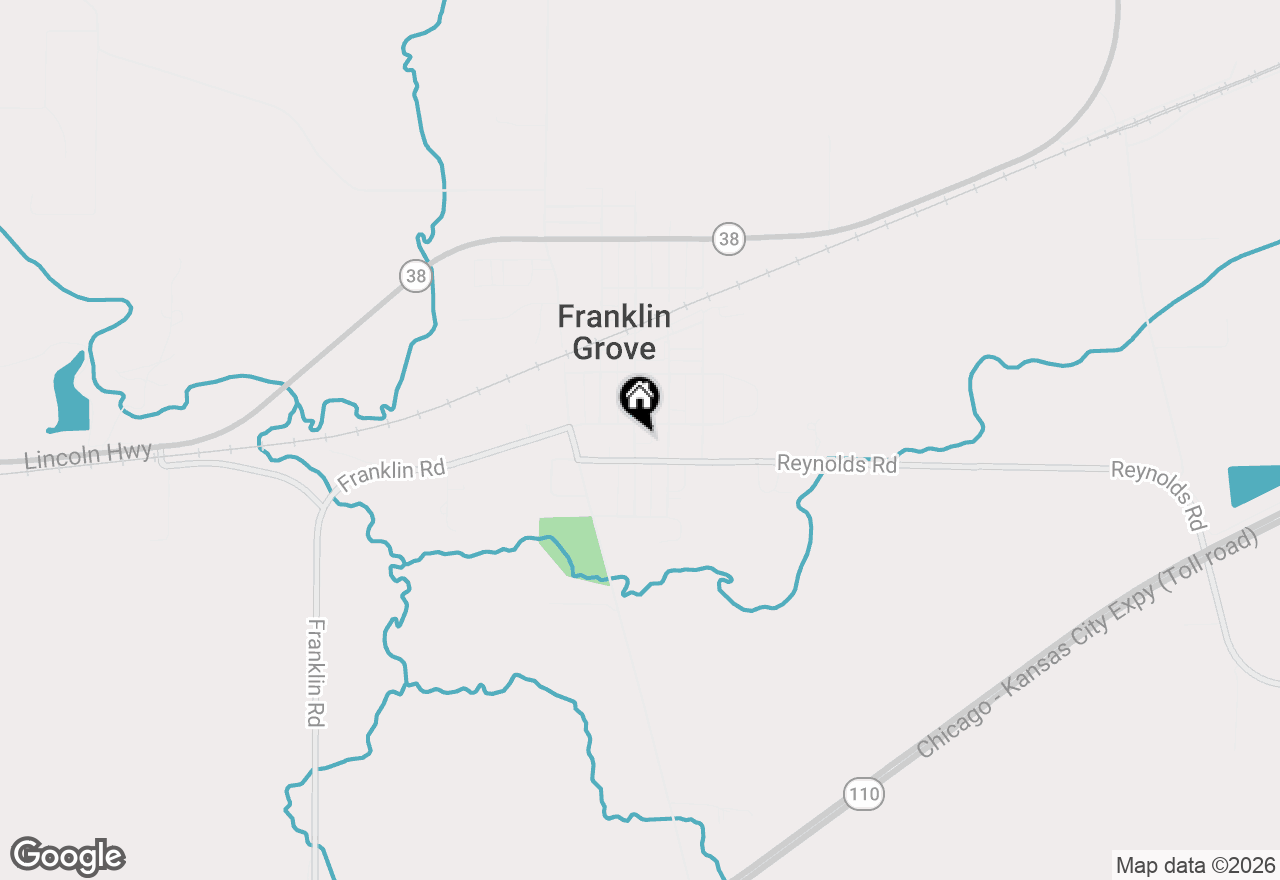 Map of 212 S Elm Street, Franklin Grove, IL 61031