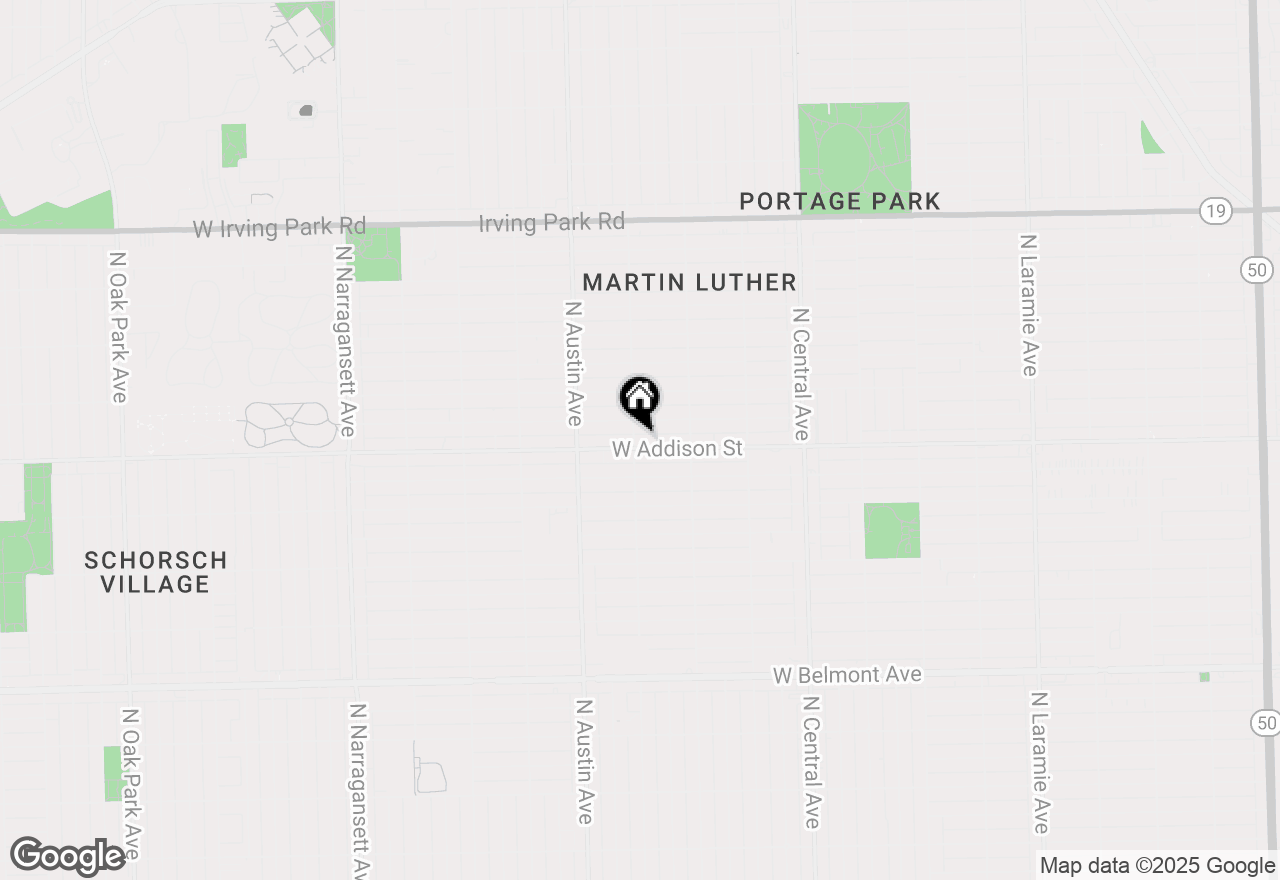 Map of 5858 W Addison Street #2-C, Chicago, IL 60634