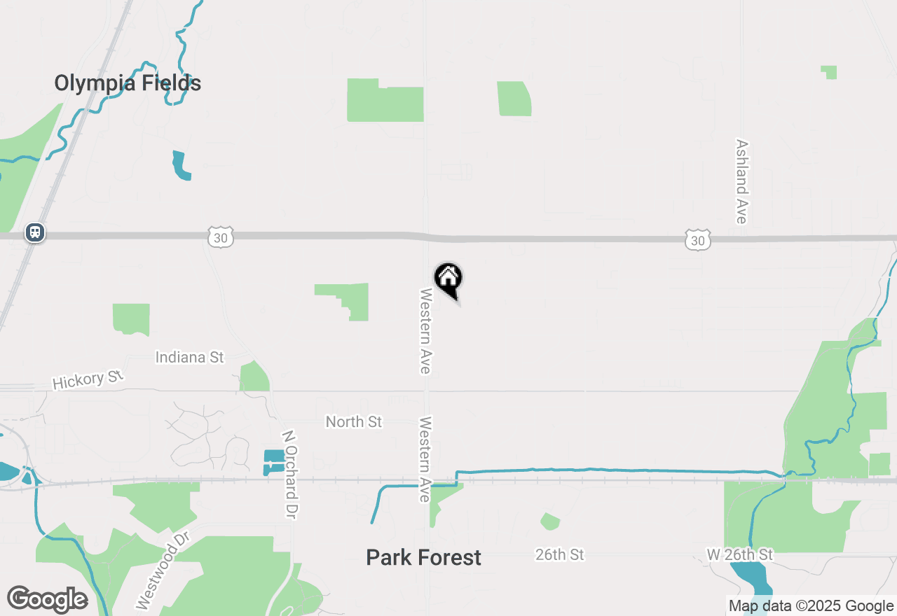 Map of 1531 Western Avenue, Chicago Heights, IL 60411