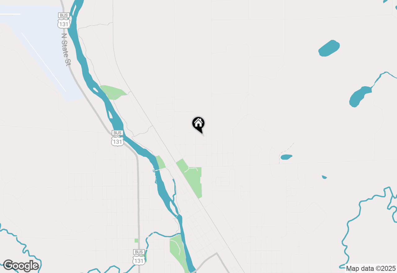 Map of 1012 Henderson Street, Big Rapids, MI 49307