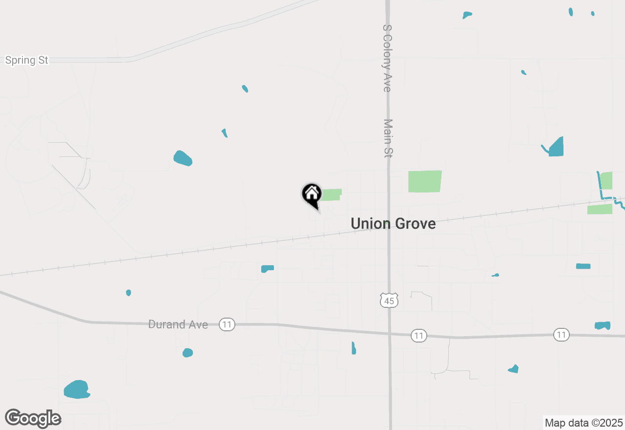 Map of 916 Park Cir, Union Grove, WI 53182
