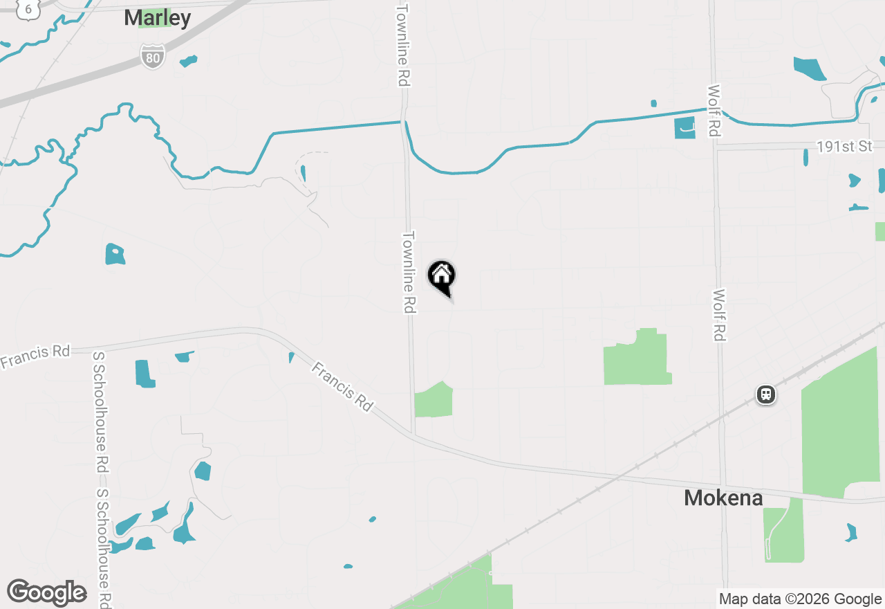 Map of 11924 195th Street, Mokena, IL 60448