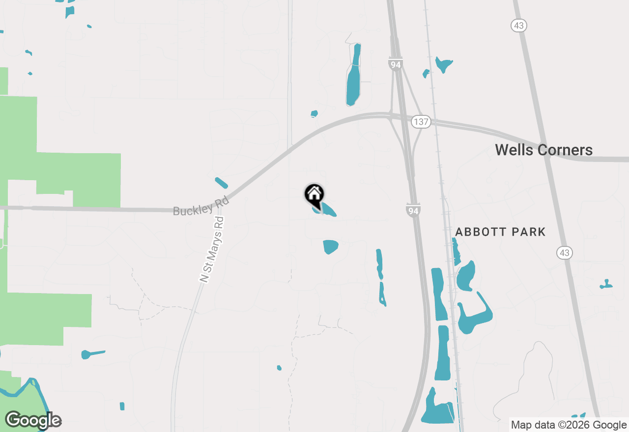 Map of (Address confidential), Libertyville, Illinois 60045