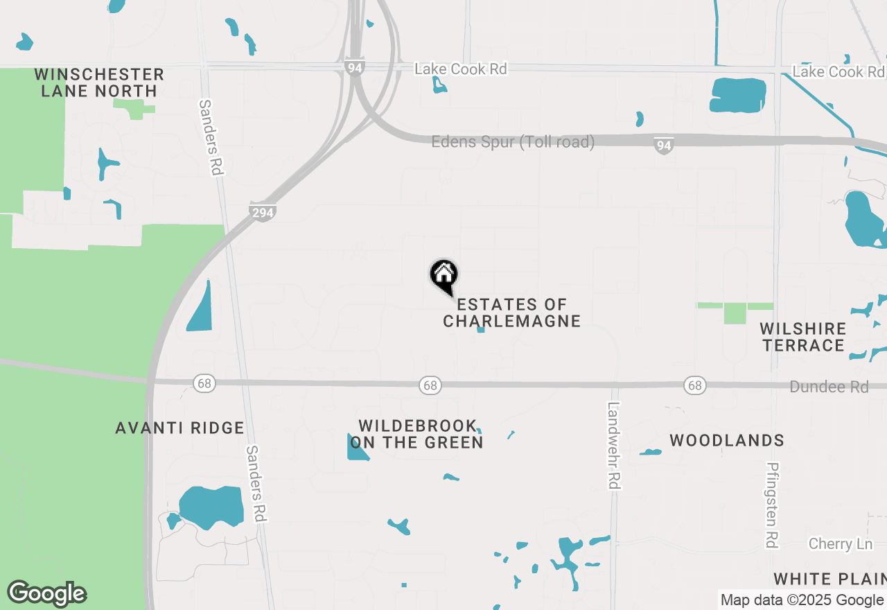 Map of 3622 Dauphine Avenue, Northbrook, IL 60062