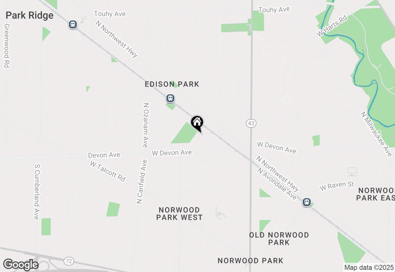 Map of 6445 N Ogallah Avenue, Chicago, IL 60631