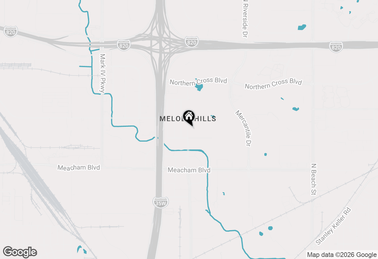 Map of 4833 N Sylvania Avenue, Fort Worth, TX 76137