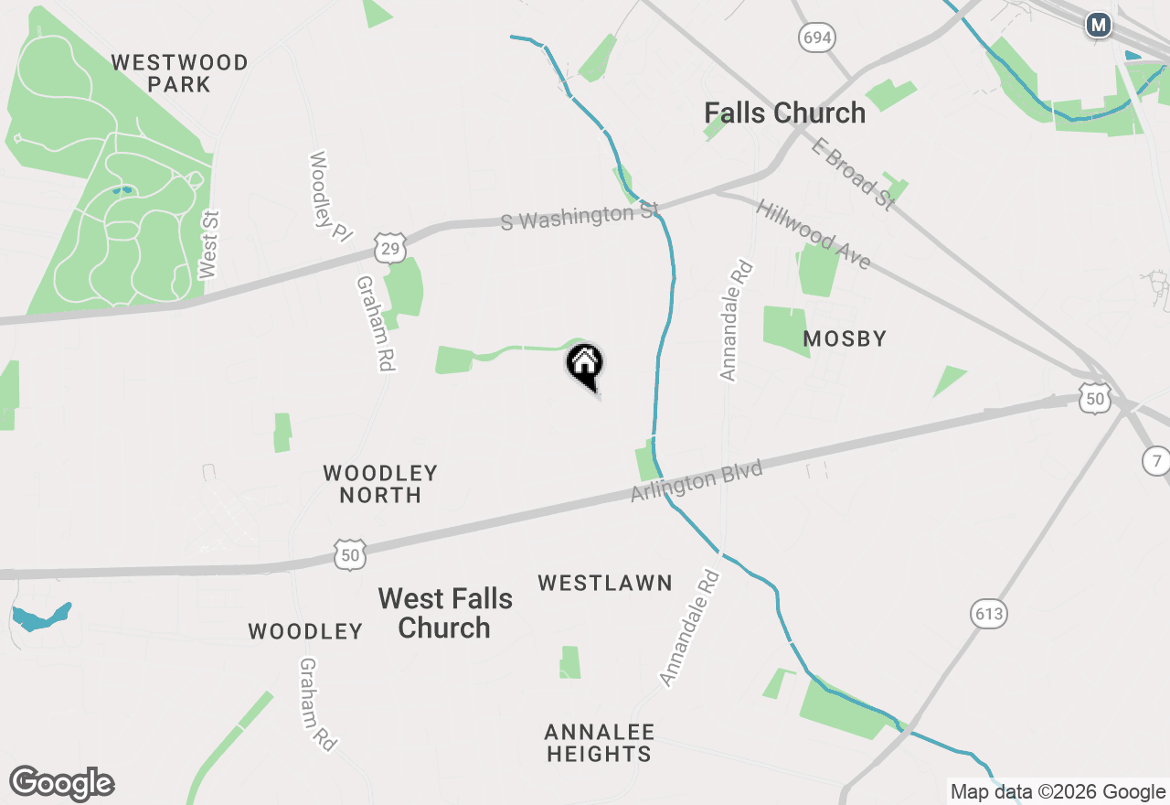 Map of 6811 Jackson Avenue, Falls Church, VA 22042