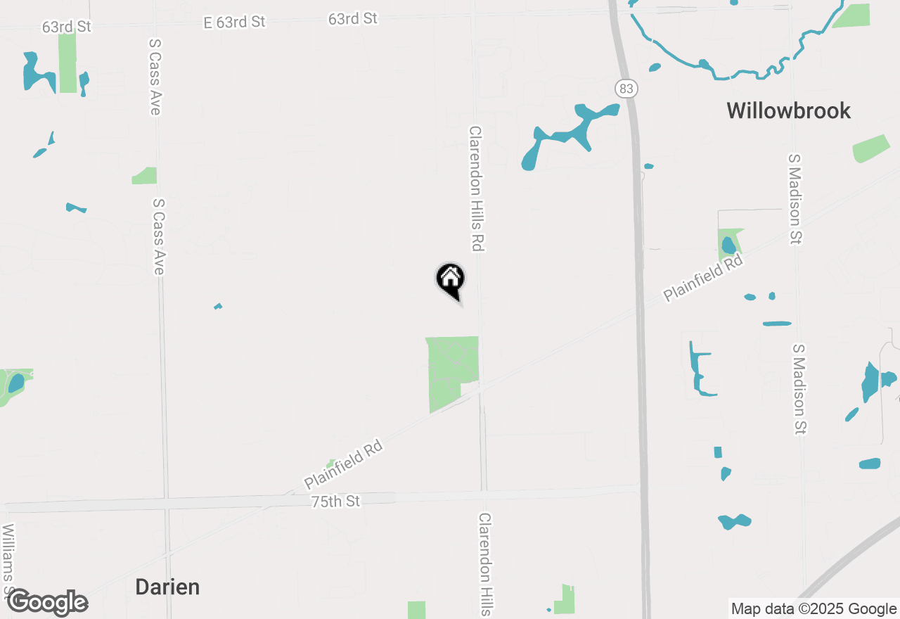 Map of 422 Maple Lane, Darien, IL 60561