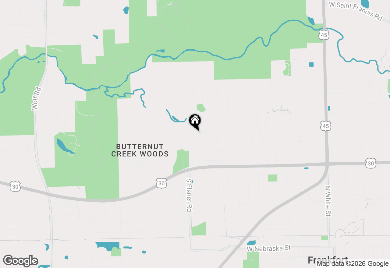 Map of 550 Hackberry Road, Frankfort, IL 60423