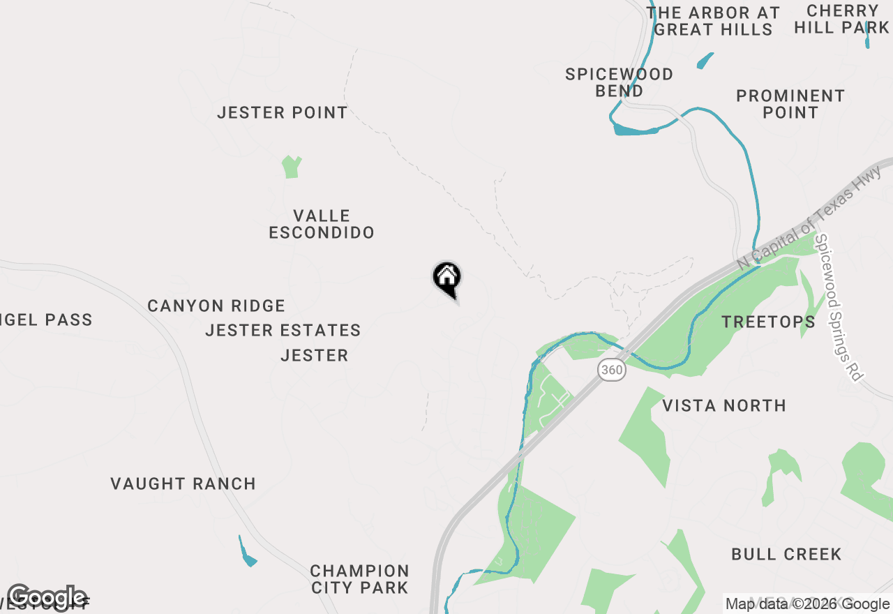 Map of 6703 Lakewood Point Cv, Austin, TX 78750