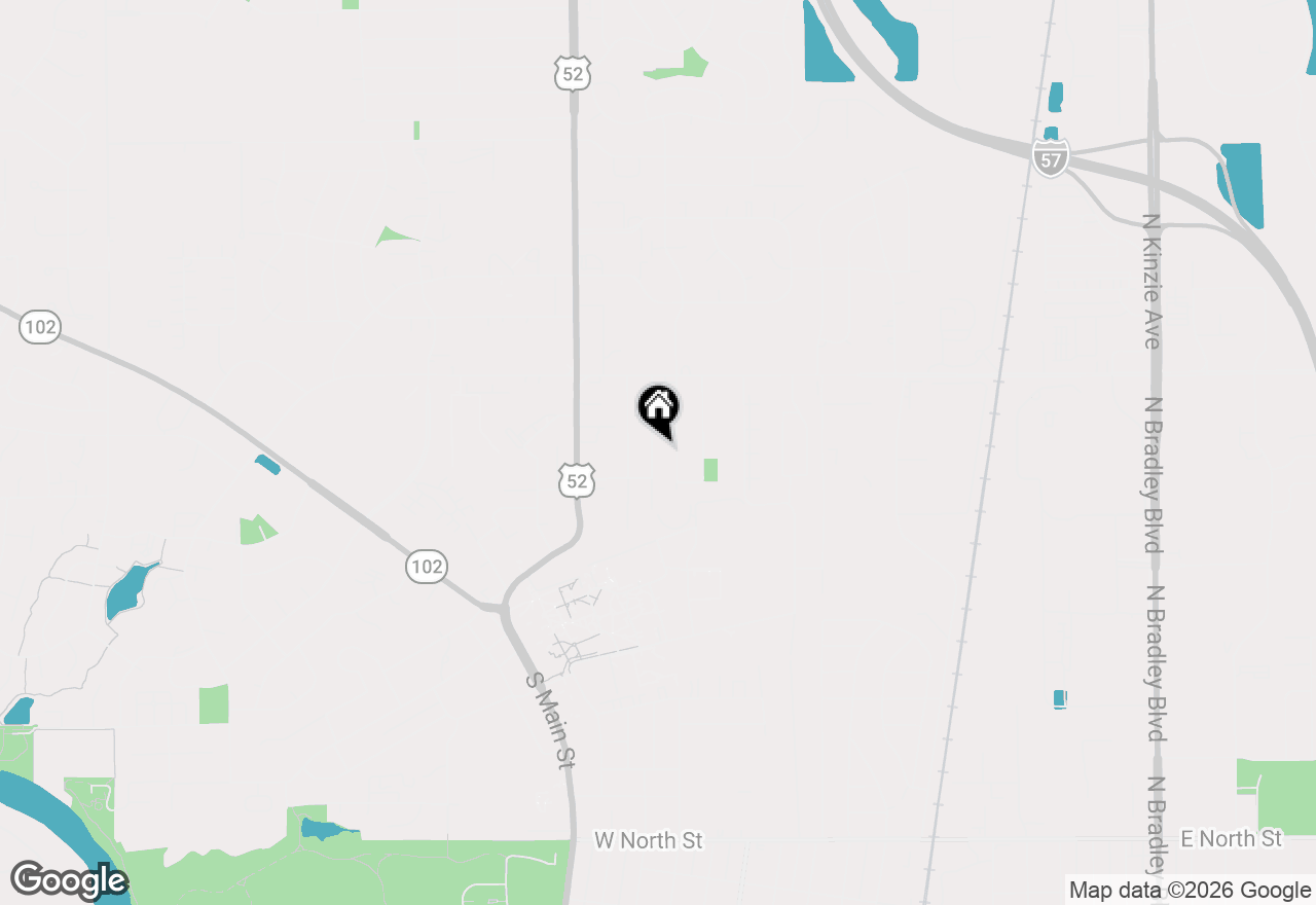 Map of 250 N Levasseur Avenue, Bourbonnais, IL 60914