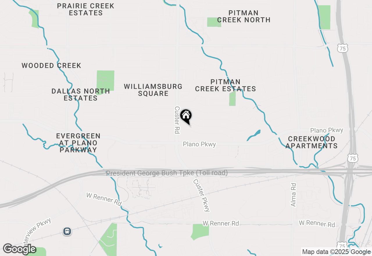 Map of 2012 Westlake Drive, Plano, TX 75075